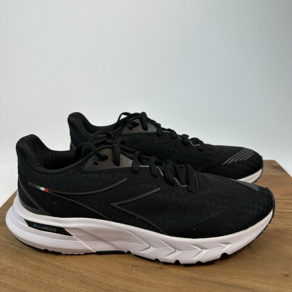 Diadora Shoes - New Womens Diadora Mythos Blushield Volo Black Athletic Shoes Sneakers Size 9.5M